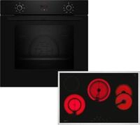 NEFF Backofen-Set "B1CCC0AK3" mit Teleskopauszug nachr&uuml;stbar CircoTherm zum Backen