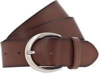 Tamaris Lederg&uuml;rtel "Charlotte Silver" mit halbrunder Dornschlie&szlig;e in...