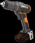 Worx Akku-Bohrschrauber "WX108.9" zum Bohren & Schrauben, 20+1 Drehmoment, ohne...