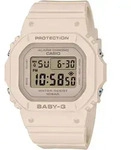 Chronograph CASIO BABY-G, beige (creme), Armbanduhren, Damen, Chronograph, Quarzuhr,