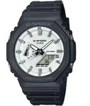 Chronograph CASIO G-SHOCK, schwarz (schwarz, wei&szlig;), Armbanduhren, Herren,