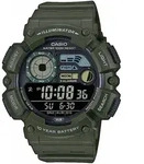 Chronograph, gr&uuml;n (khaki), CASIO TIMELESS COLLECTION, Armbanduhren, Herren,