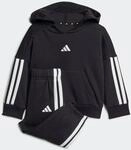 Trainingsanzug ADIDAS SPORTSWEAR "ESSENTIALS KIDS", M&auml;dchen, Gr. 104, schwarz-wei&szlig;