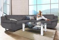 TRENDMANUFAKTUR Ecksofa "Rondo wahlweise mit Schlaffunktion, 267x247 cm (BxT),...