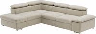 sit&more Ecksofa "Valantine L-Form, B: 272 cm" mit Arm- & Kopfteilverstellung,