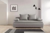 WERK2 Schlafsofa "Biggi 206 cm komfortabel und modern" Struktur fein+weich,