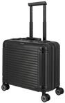 travelite Hartschalen-Trolley "NEXT Trunk Reisekoffer Aluminium" 32 l 4 Rollen