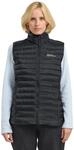 Daunenweste JACK WOLFSKIN "PILVI DOWN VEST W", Damen, Gr. XS, schwarz, Obermaterial: