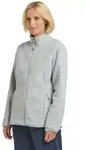 Fleecejacke JACK WOLFSKIN "MOONRISE FZ W", Damen, Gr. XS, grau (cool, grau),