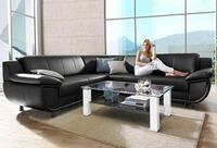 TRENDMANUFAKTUR Ecksofa "Rondo 267 cm, optional mit Schlaffunktion, breite...