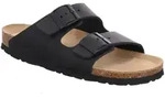 Pantolette ROHDE "Grado", Herren, Gr. 48, schwarz, Leder, Schuhe Pantolette,