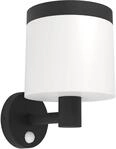 EGLO LED Solarleuchte "Pantete Solarleuchte, Wandlampe, Au&szlig;enlampe, Kunststoff,