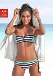 KangaROOS Bandeau-Bikini-Top "Anita" mit Rei&szlig;verschluss zwischen den Cups