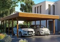 Skanholz Einzelcarport "Friesland" Massivholz 514 cm braun