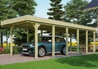 Skanholz Einzelcarport "Friesland" Massivholz 270 cm gr&uuml;n