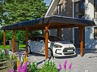 Skanholz Einzelcarport "Wendland" Leimholz 291 cm braun