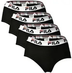 Panty FILA "Panty 4er Pack", Damen, Gr. XS, schwarz, Obermaterial: 95% Baumwolle CO.