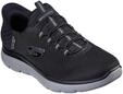 Wanderschuh SKECHERS "Summits", Kinder, Gr. 39, schwarz, Obermaterial: 50% Rindsleder