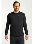 Rundhalspullover JACK WOLFSKIN "SKY THERMAL L/S M", Herren, Gr. XXL (58), schwarz,
