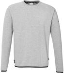 Sweatshirt UHLSPORT "Sweatshirt ID Kids", M&auml;dchen, Gr. 128, schwarz grau melange,