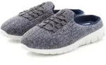 Pantolette "Sneaker, Hausschuh", Damen, Gr. 42, blau (blaugrau), Obermaterial:...