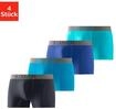 s.Oliver Boxer "Boxershorts f&uuml;r Herren" Packung, 4 Stk. mit kontrastfarbenem...