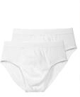 CALIDA Slip "Natural Benefit" 2er Pack, Pure Cotton, Feinripp-Qualit&auml;t, elastischer