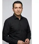 Businesshemd OLYMP "Level Five body fit", Herren, Gr. 41, N-Gr, schwarz, Web,