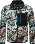 Ragwear Fleecejacke "Collsy" ohne Kapuze Gemusterte Herren Pl&uuml;schjacke mit hohem
