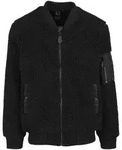 Allwetterjacke BRANDIT "Brandit MA1 Sherpa Jacket", Herren, Gr. XL, schwarz, 100%