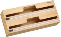 WESTMARK Folienspender Bambus, mit Schneidvorrichtung