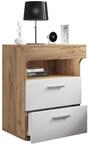VCM Nachttisch "Holz Nachttisch Nachtschrank Schublade Slepal L" 1 Stk. tlg.