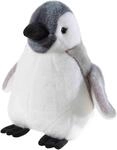 Kuscheltier HEUNEC "Misanimo, Pinguinbaby gro&szlig;, 25 cm", grau (wei&szlig;, grau),