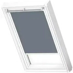 Verdunklungsrollo VELUX "DKL 4581SWL, Farbe: blaugrau", blau (blaugrau, wei&szlig;), M06,