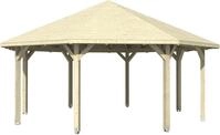 Skanholz Holzpavillon "Nice 4" Leimholz, 546 x 546 cm