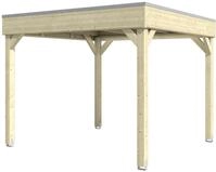 Skanholz Holzpavillon "Toulouse" BxTxH:302x302x244 cm, inkl. Aufschraubstutzen