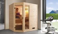 weka Sauna "Valida" Set, 5,4 kW-Ofen mit integrierter Steuerung