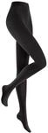 Strickstrumpfhose HUDSON "Strumpfhose Relax Montana", Damen, Gr. 40-42, schwarz