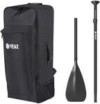 YEAZ SUP-Paddel "Trolley-Rucksack und Carbon-Paddel KIT PRO"