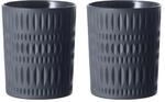Nachtmann Whiskyglas "Becher Ethno 304 ml 2er Set schwarz"