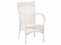 Gartenstuhl BEST "Madelene" Stühle Gr. H/T: 95 cm x 65 cm, 1 St., Aluminium, weiß