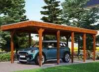Skanholz Einzelcarport "Friesland" Massivholz 270 cm braun