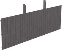 Skanholz Carport-R&uuml;ckwand aus Deckeschalung 20x120mm