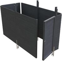 Skanholz Carport-Ger&auml;teraum "Abstellraum C1" aus Profilschalung