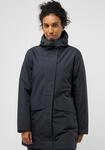 Funktionsmantel JACK WOLFSKIN "TEMPELHOF COAT W", Damen, Gr. XS, grau (phantom),