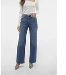 High-waist-Jeans VERO MODA "VMTESSA HR WIDE JEANS RA380 GA NOOS", Damen, Gr. 31,