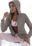 Bench. Loungewear Kapuzensweatjacke mit Logo und K&auml;ngurutasche, Loungewear