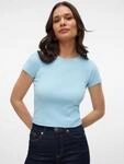 Vero Moda Kurzarmshirt "VMCHLOE SS SHORT TOP JRS NOOS" Baumwollmischung
