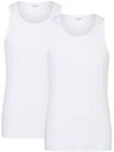 Tanktop CAMANO "2er Pack", Herren, Gr. S, wei&szlig;, 100% Baumwolle, Tops Tanktop