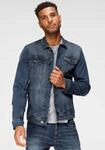 Jeansjacke BLEND "BHNARIL", Herren, Gr. L, blau (denim dunkelblau), Denim/Jeans,